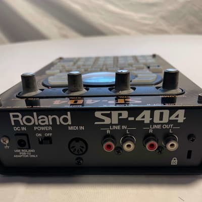 Roland SP-404 Sampler  Black w/extra  Silver faceplate! image 9