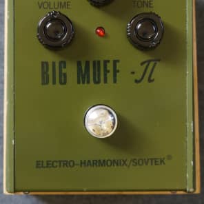 Tall Font Russian Big Muff Pi, excellent shape w/ wooden box
