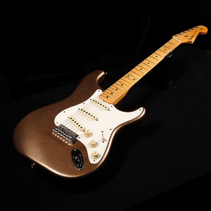 Fender Custom Shop Limited Edition '50s Stratocaster Journeyman Relic - Aged Firemist Gold With Case image 1