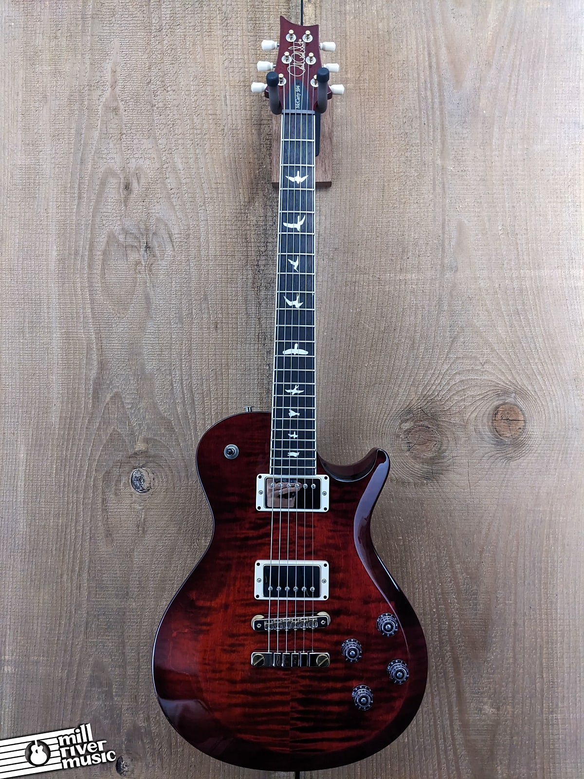 Paul Reed Smith PRS S2 Singlecut McCarty 594 Electric Fire Red Burst w/ Gig bag