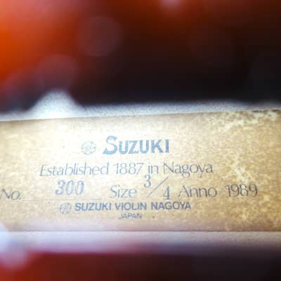 Suzuki Violin No. 300 (Intermediate), Nagoya, Japan, 3/4 - Full Outfit image 4