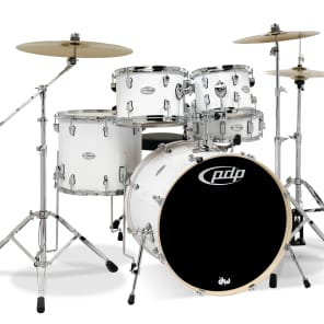 PDP PDMA22Z8WH Mainstage Series Complete 5pc Kit w/ Zildjan 360 Cymbal Pack