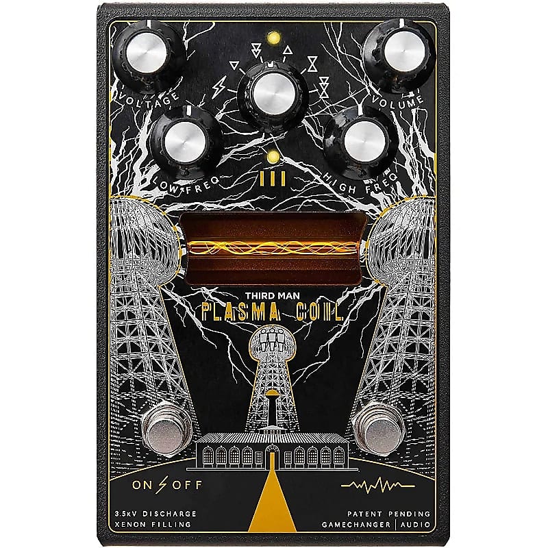 【傷あり】Plasma Pedal Gamechanger Audio Third Man Records Plasma Coil Distortion | Reverb