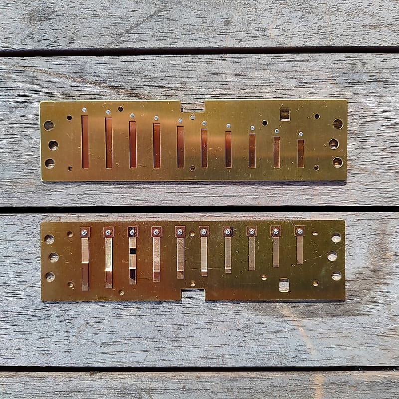 Hohner Rocket/Rocket Amp Reed Plates, Key Of A, Made in Germany, New Stock image 1