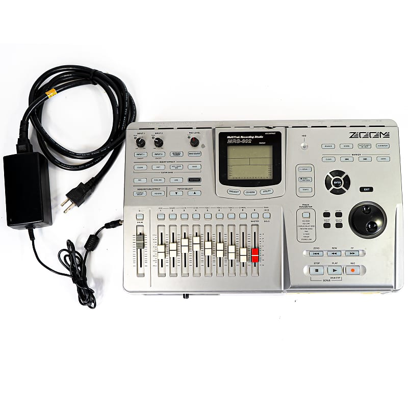 Zoom MRS 802 MultiTrak Digital Recording Studio with Power Supply
