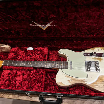 Fender Limited Edition Custom Shop 2019 - Super Faded/Aged Olympic White image 15