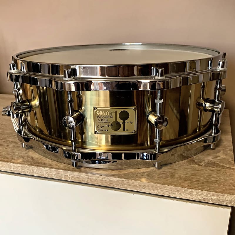 Sonor Horst Link Signature 14x5 SY1405 Brass snare 1990s - Brass