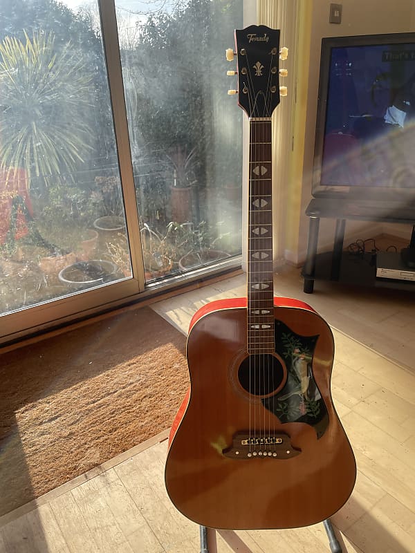 Terada FW - 943 Dove Acoustic Guitar 1970 - Natural Solid