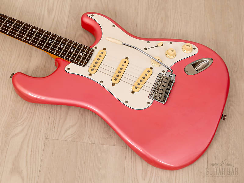 1985 Fender Stratocaster ST314-55 Metallic Pink Medium Scale 24 3/4