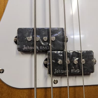 Sleeper! New Johnson Natural Finish Precision Style Bass Guitar - Looks/Plays/Sounds Excellent! image 3