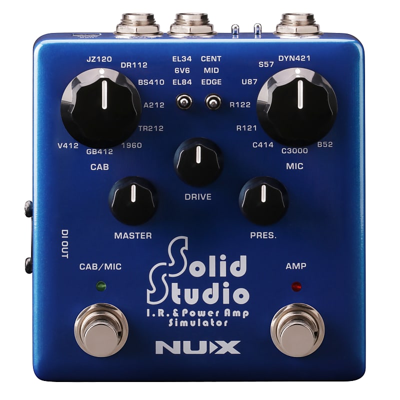 New NUX NSS-5 Solid Studio IR Loader & Power Amp Simulator Guitar Effects Pedal image 1