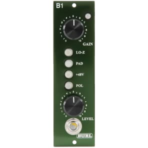 Burl B1 500 Series Mic Preamp Module with Nickel Output Transformer