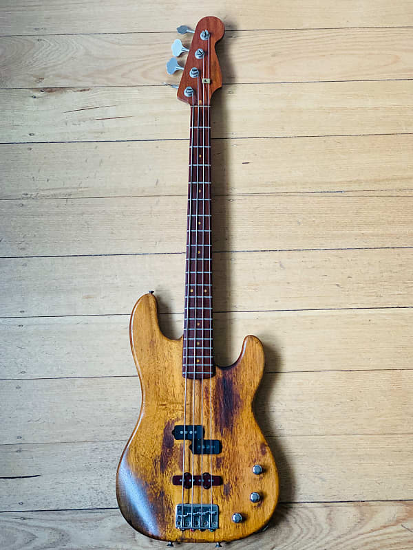 VINTAGE Usa Rare 1983 custom Schecter Van Nuys precision jazz bass natural