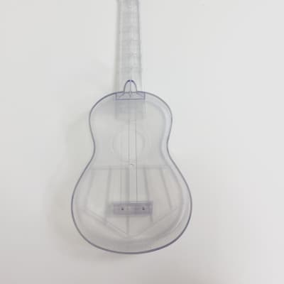 UK11 Transparent Soprano Ukulele 21" + Free Gig Bag, Pick - Clear / Acoustic / 21" Soprano image 11