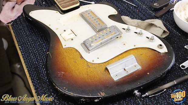 ビンテージ teisco フルアコ model15 Goldfoil ギター - メルカリ