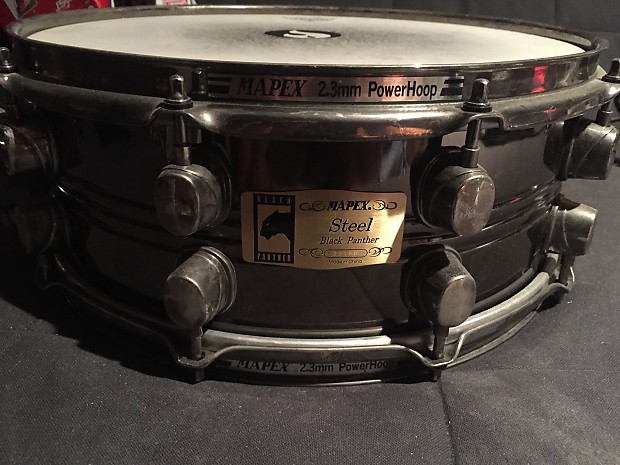 Mapex Black Panther Steel Snare Drum