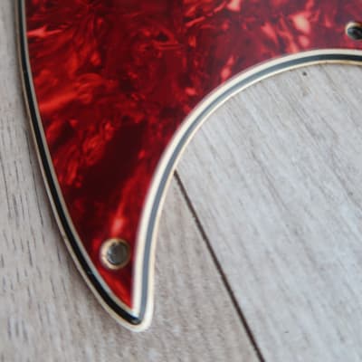 Fender Bass Pickguard  Mustang '66 - '71 Celluloid Tortoise Relic / Aged USA image 3