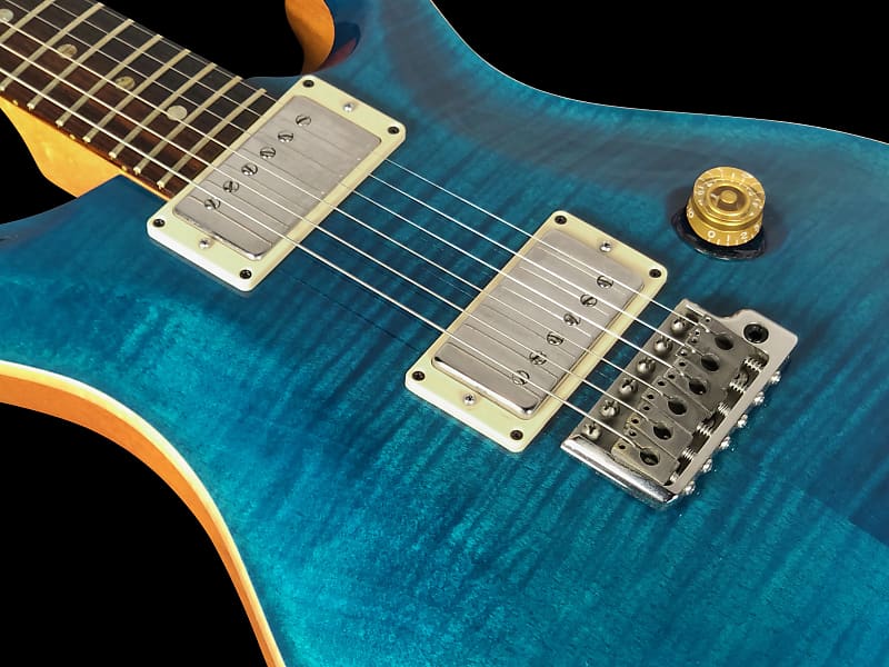 2004 Paul Reed Smith PRS CE-22 Flame Top CE22 ~ Blue Matteo