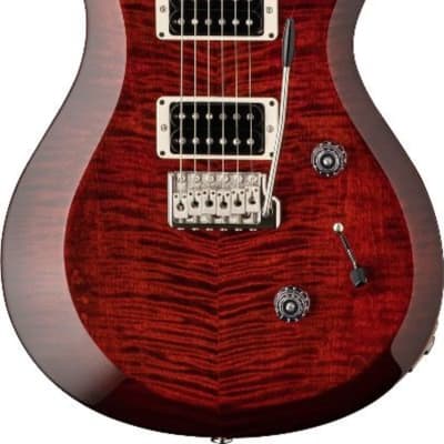 PRS S2 Custom 24 Electric Guitar, Fire Red Burst w/ Gig Bag image 2