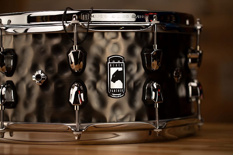 Mapex 14x6.5 Black Panther Persuader Hammered Brass Snare Drum – The Drum  Shop
