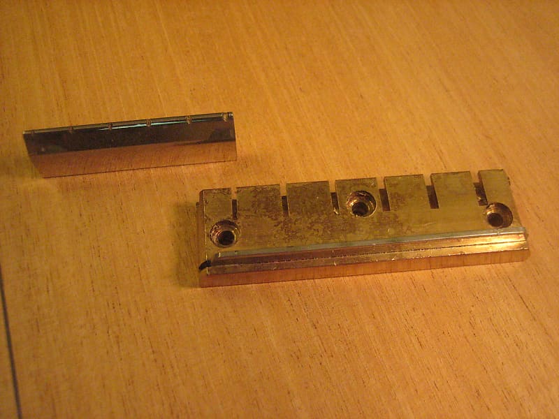 Gibson Lap Steel bridge and nut 1940 Reverb