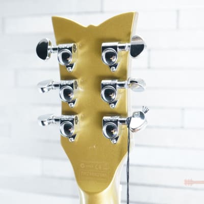 Schecter Corsair Semi-hollowbody Electric Guitar - Gold Top image 13
