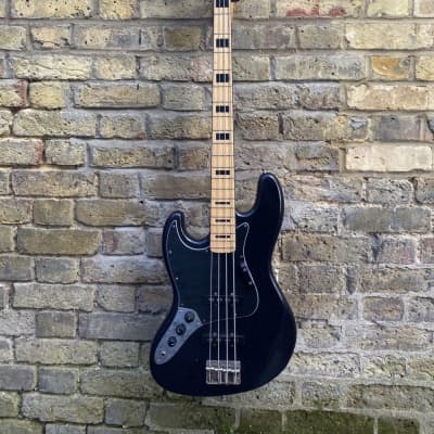 Antoria J Style Left Handed Classic Bass Guitar MIJ 1977 - Black for sale