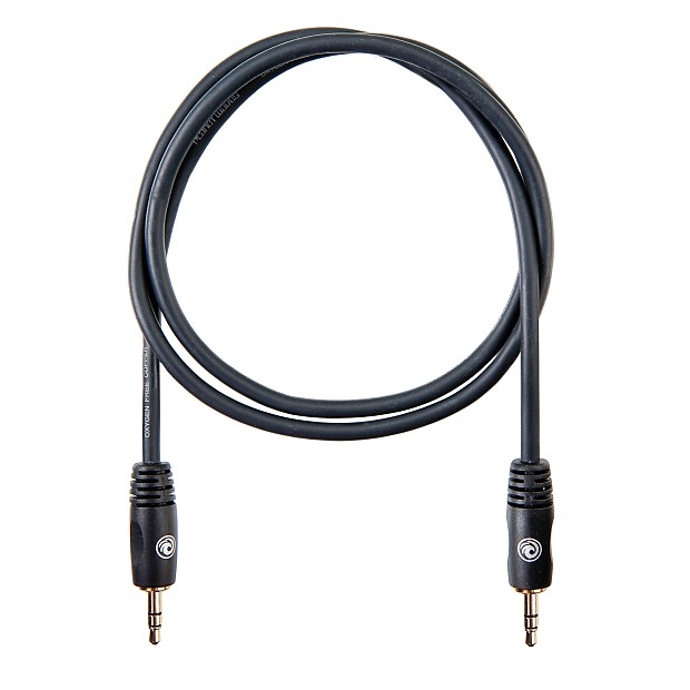Planet Waves PW-MC-03 1/8" TRS Male to Male Stereo Patch Cable - 3' image 1