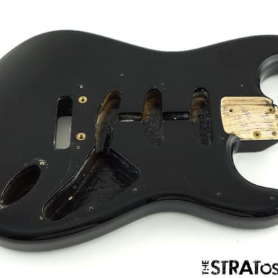 USA Fender Custom Shop NOS Proto Strat BODY Stratocaster Guitar Parts Black