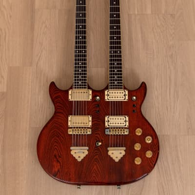1978 Greco GOW-1500 Double Neck 6 & 12 String Vintage Electric Guitar, Japan w/ Maxon PU-2 image 2