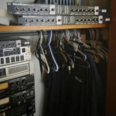 Reverb.com listing, price, conditions, and images for bbe-maxcom-dual-compressor-and-sonic-maximizer