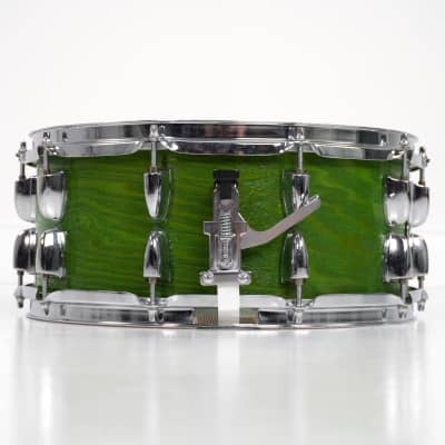 Yamaha 14"x 5.5" Rock Tour Snare Drum in Textured  Ash Green image 2
