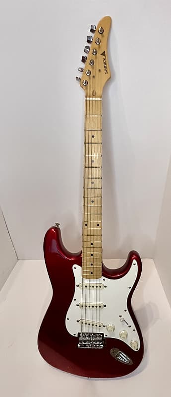 Samick Stratocaster Late 80’s - early 90’s - Candy Apple Red image 1