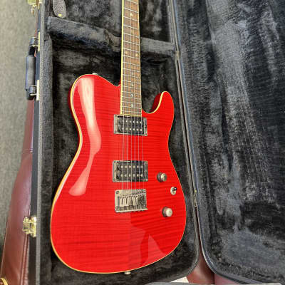Fender Special Edition Set-Neck Custom Telecaster HH FMT 2003 - Crimson Red image 13