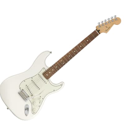 Used Fender Player Stratocaster - Polar White w/ Pau Ferro FB image 1