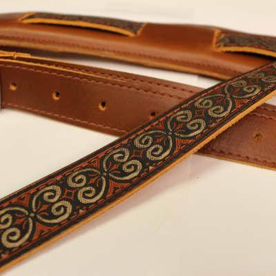 Souldier "Papyrus" Leather Saddle Guitar Strap *Free Shipping in the USA* image 2