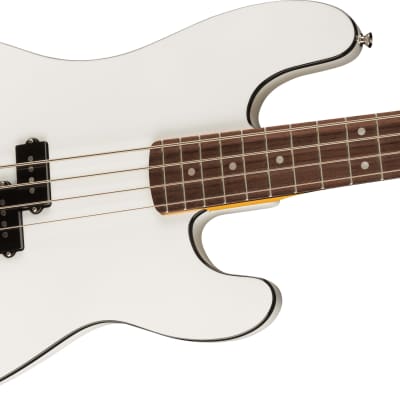 Fender Aerodyne Special Precision Bass Guitar, Bright White image 3
