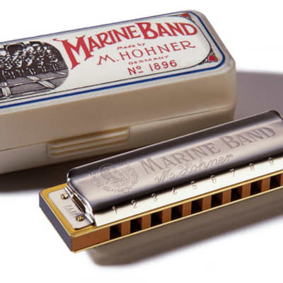 Hohner Marine Band 1896 Classic - A Flat---key-a-flat image 1