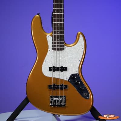 Carparelli  Custom Jazz Bass  Gold image 2