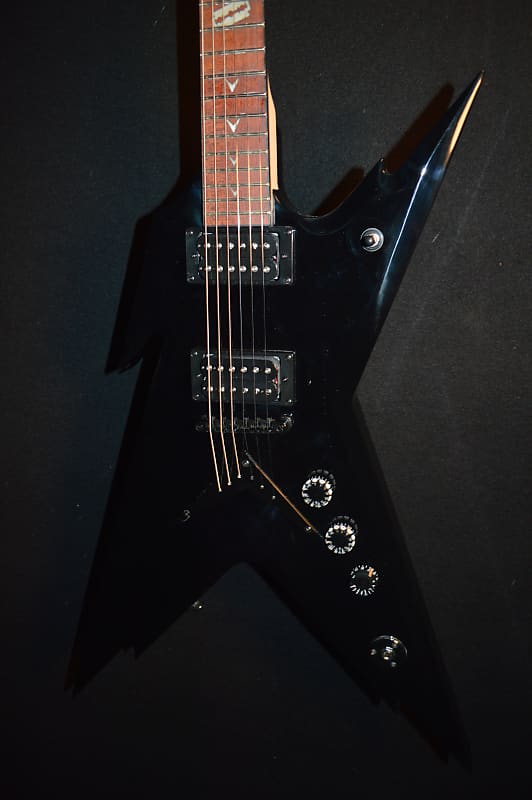 Dean Dimebag Razorback DB Classic Black Electric Guitar | Reverb