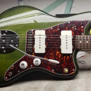 Jazzmaster w/ Custom Hempburst Body, Fender + Upgrades, Lacquer "Partscaster" image 2