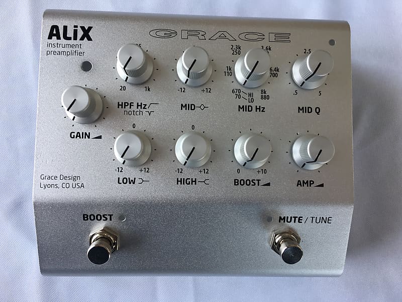 Grace Design ALiX Instrument Preamplifier Silver Reverb