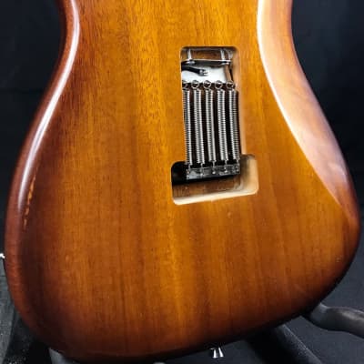 Custom/Hybrid Stratocaster, Relic, Floyd Rose, Mahogany Body/Birdseye Maple Neck, Honeyburst image 7