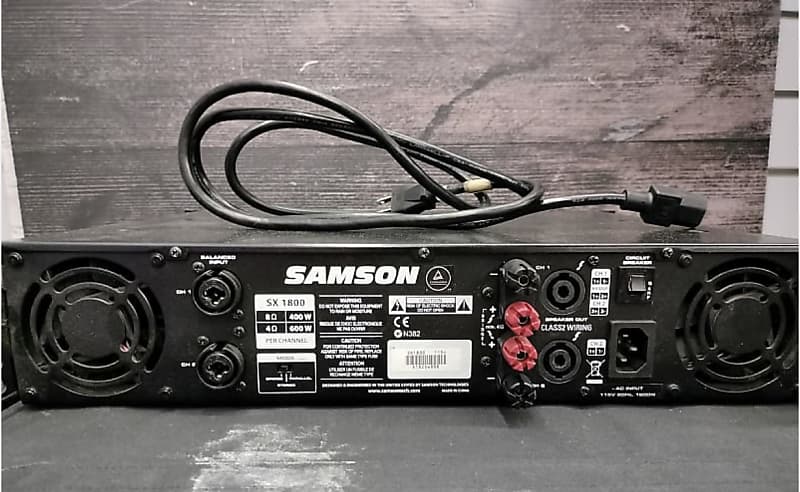K◇YAMAHA　GQ1031C　SAMSON　SX1800　МDX1600 Samson SX1800 2 x 600W RMS Professional amplifier