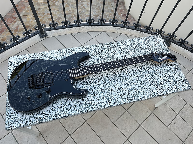 Fender Strat HM 1989-1991 - rare Blackstone color (superstrat with Lace Sensor and DiMarzio, Kahler Spyder) image 1