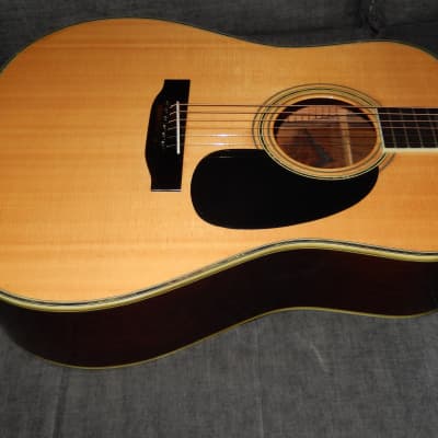 MADE IN JAPAN 1979 - MORRIS W70 - ABSOLUTELY TERRIFIC - MARTIN D41 STYLE - ACOUSTIC GUITAR image 5