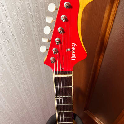 ギター history kaminari guiters KH-CYGNET KAMINARI×HISTORY KH-CYGNET」店頭展示中！｜島村楽器 あべのand店