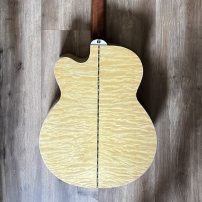 Michael Kelly Acoustic Bass Guitar - DragonflyFLN5 - 5 String Fretless - Hard Case - Lowest Price image 8