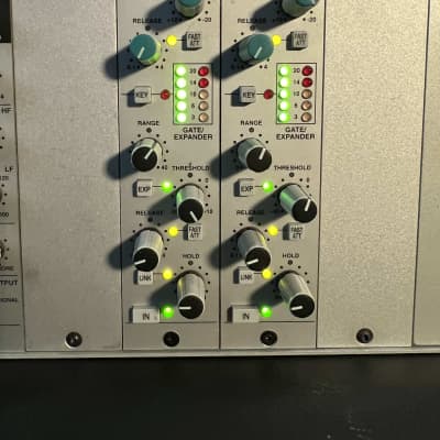 Solid State Logic X-Rack Loaded with 2 XR627 Preamps and 2  XR618 Dynamics Modules 2010s - Silver image 3
