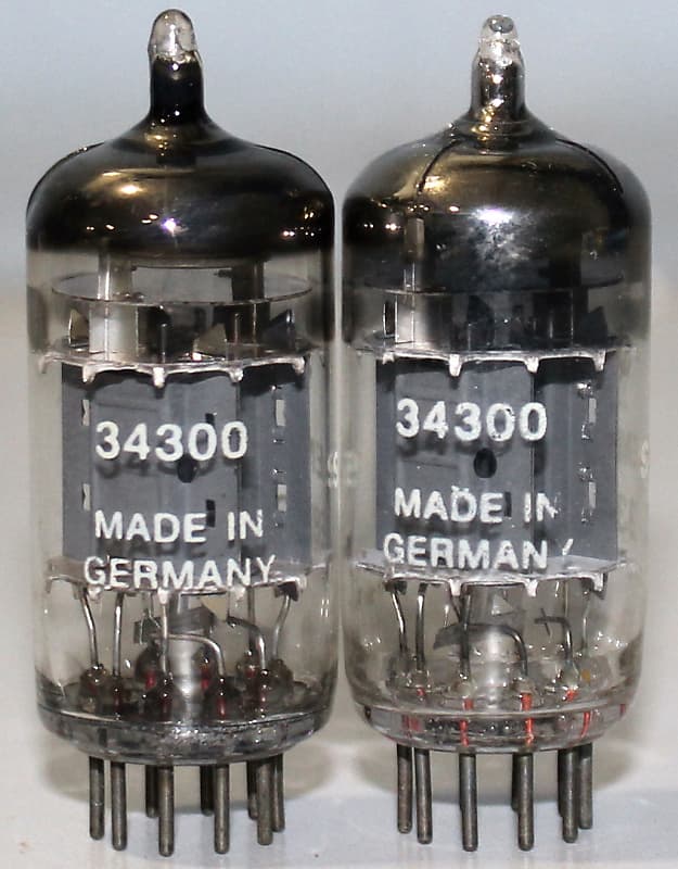 E83CC=12AX7 Siemens Halske Germany NOS 1972 1-2% matched